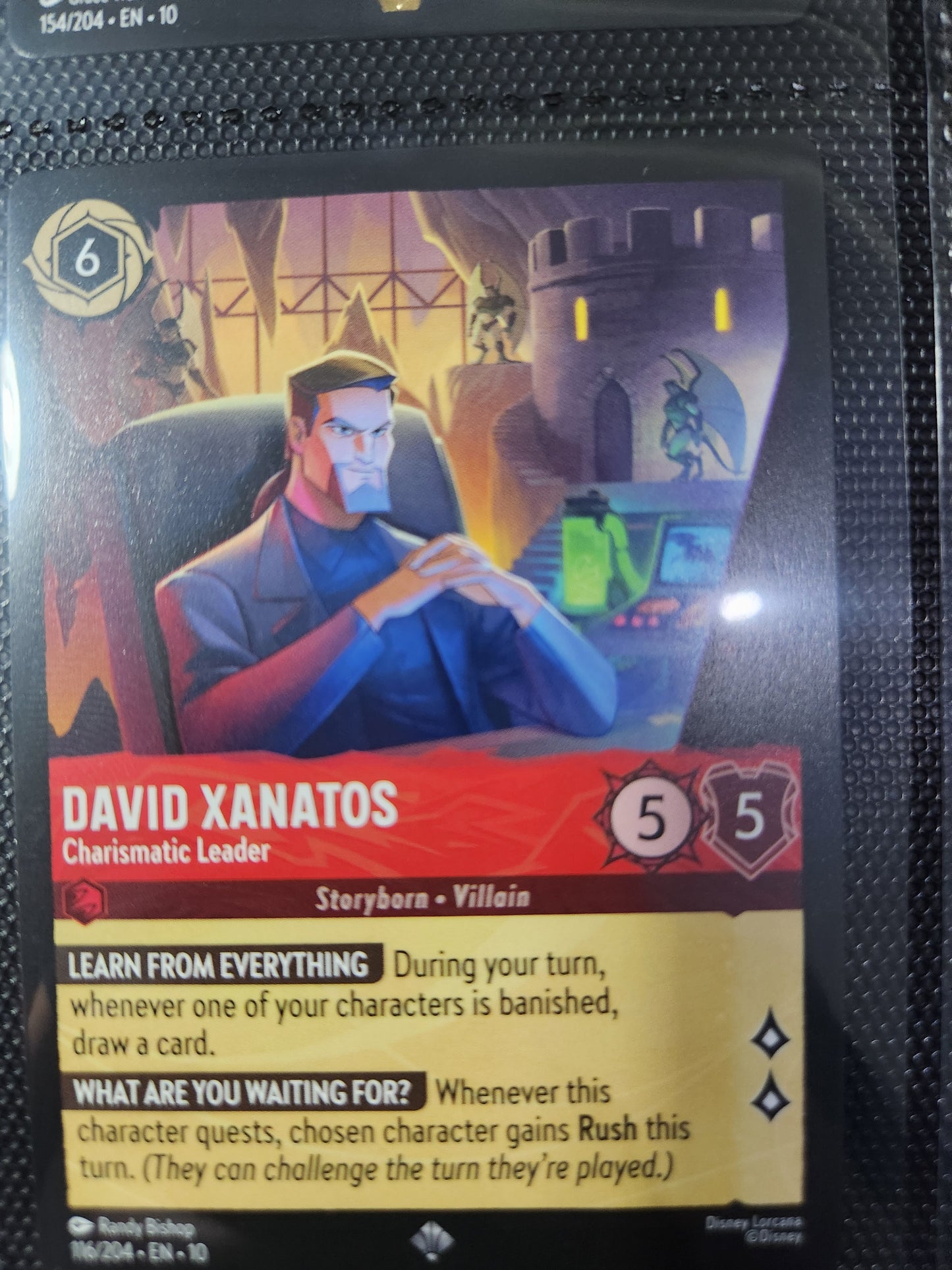 David Xanatos Charismatic Leader | Disney Lorcana | Near Mint