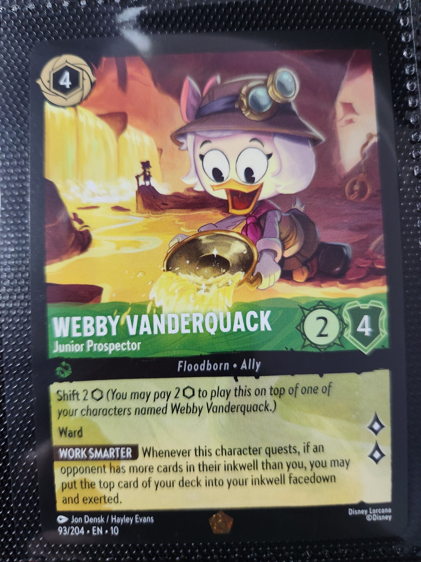 Webby Vanderquack Junior Prospector | Disney Lorcana | Near Mint