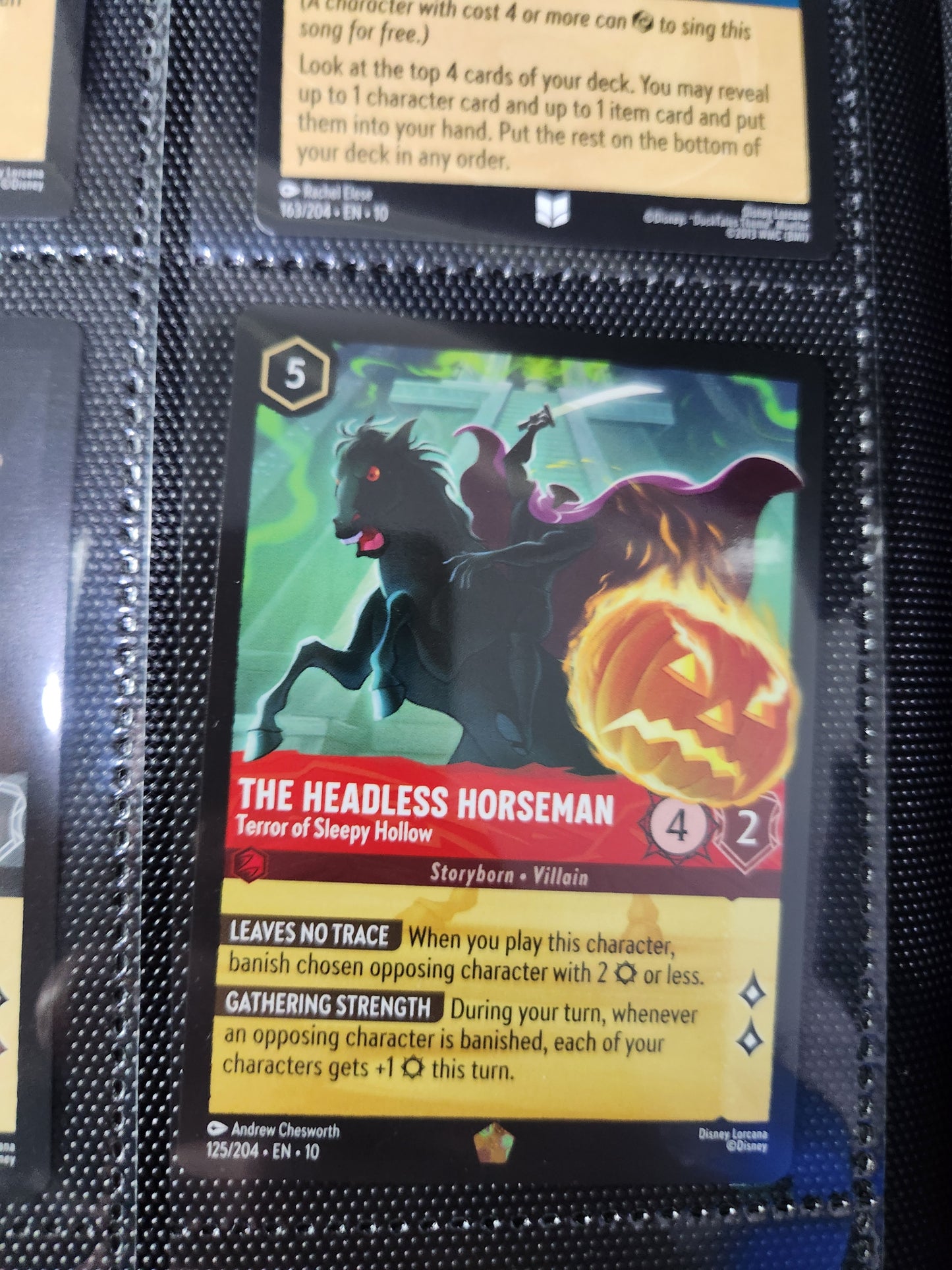 The Headless Horseman Terror of Sleepy Hollow| Disney Lorcana | Near Mint