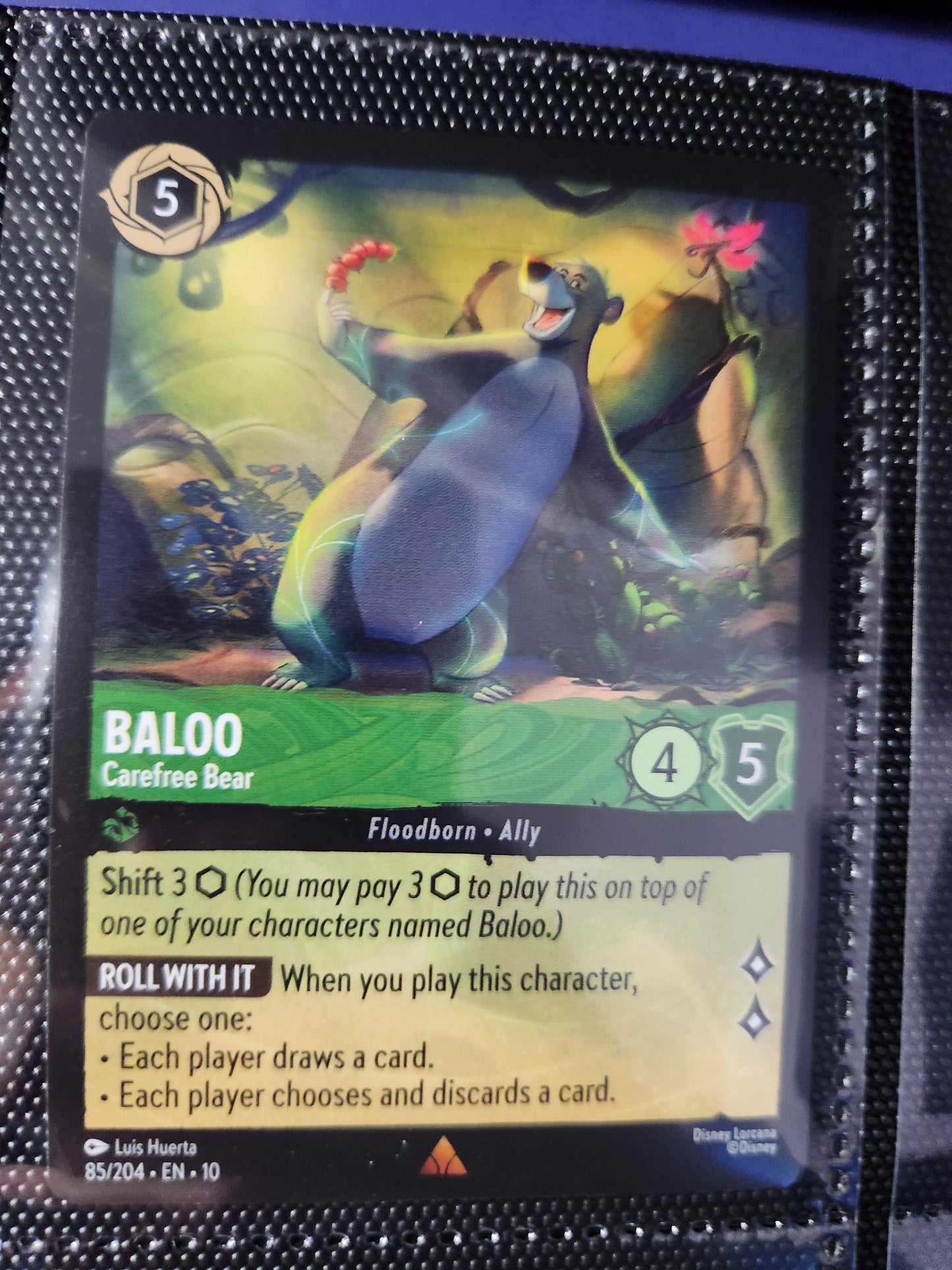 Baloo Carefree Bear | Disney Lorcana | Near Mint