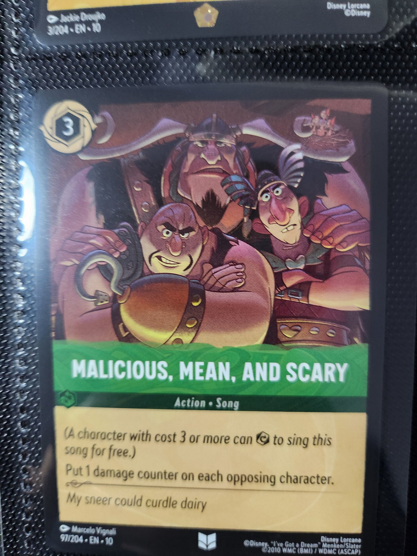 Malicious Mean and Scary| Disney Lorcana | Near Mint